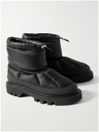 Sacai - Quilted Shell Boots - Black