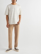 Massimo Alba - Straight-Leg Garment-Dyed Cashmere Sweatpants - Brown