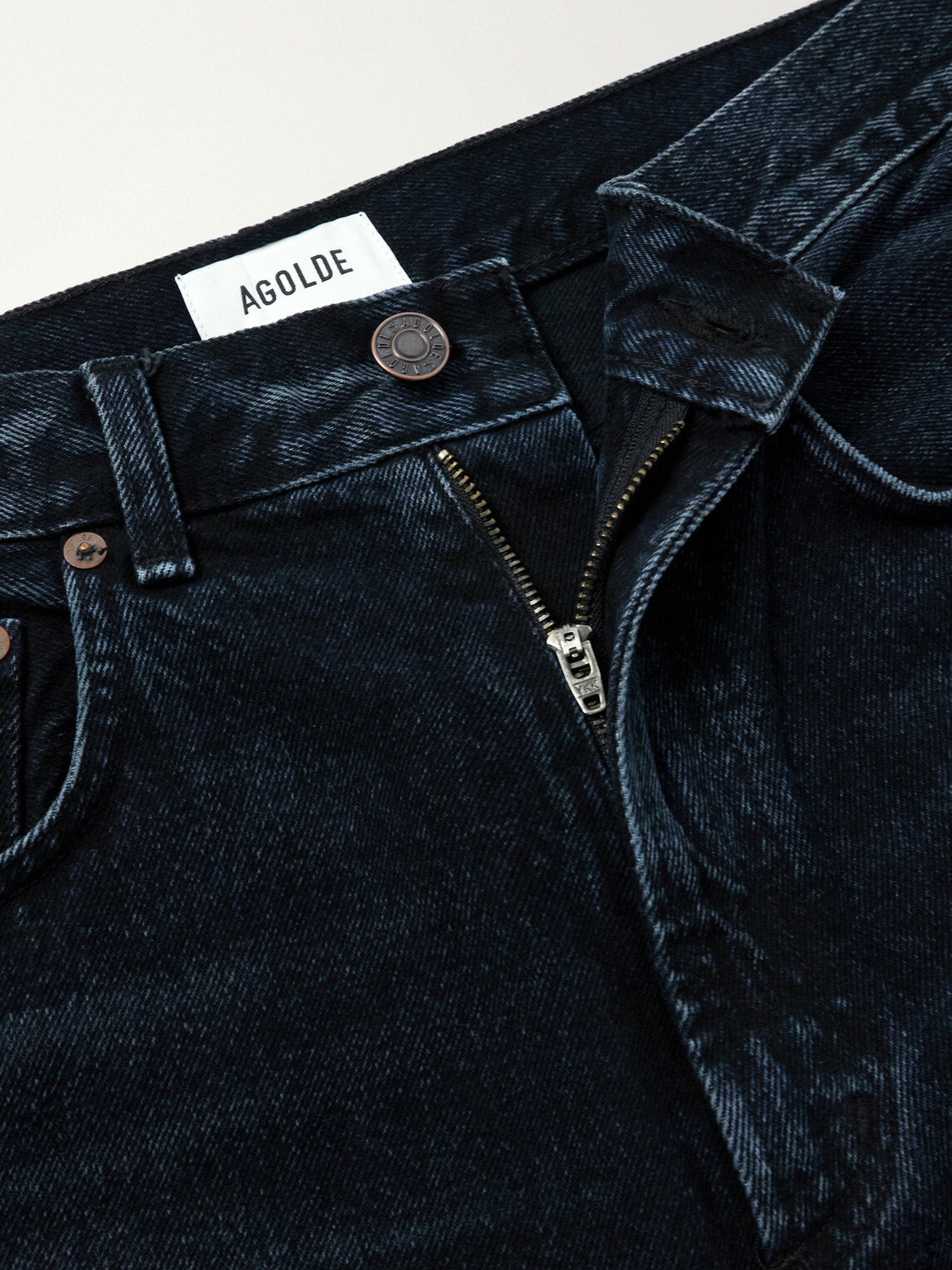 AGOLDE - Deka Organic Wide-Leg Jeans - Blue