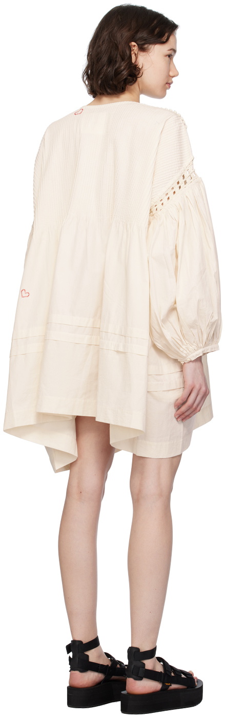 Story mfg. Off-White Mon Minidress