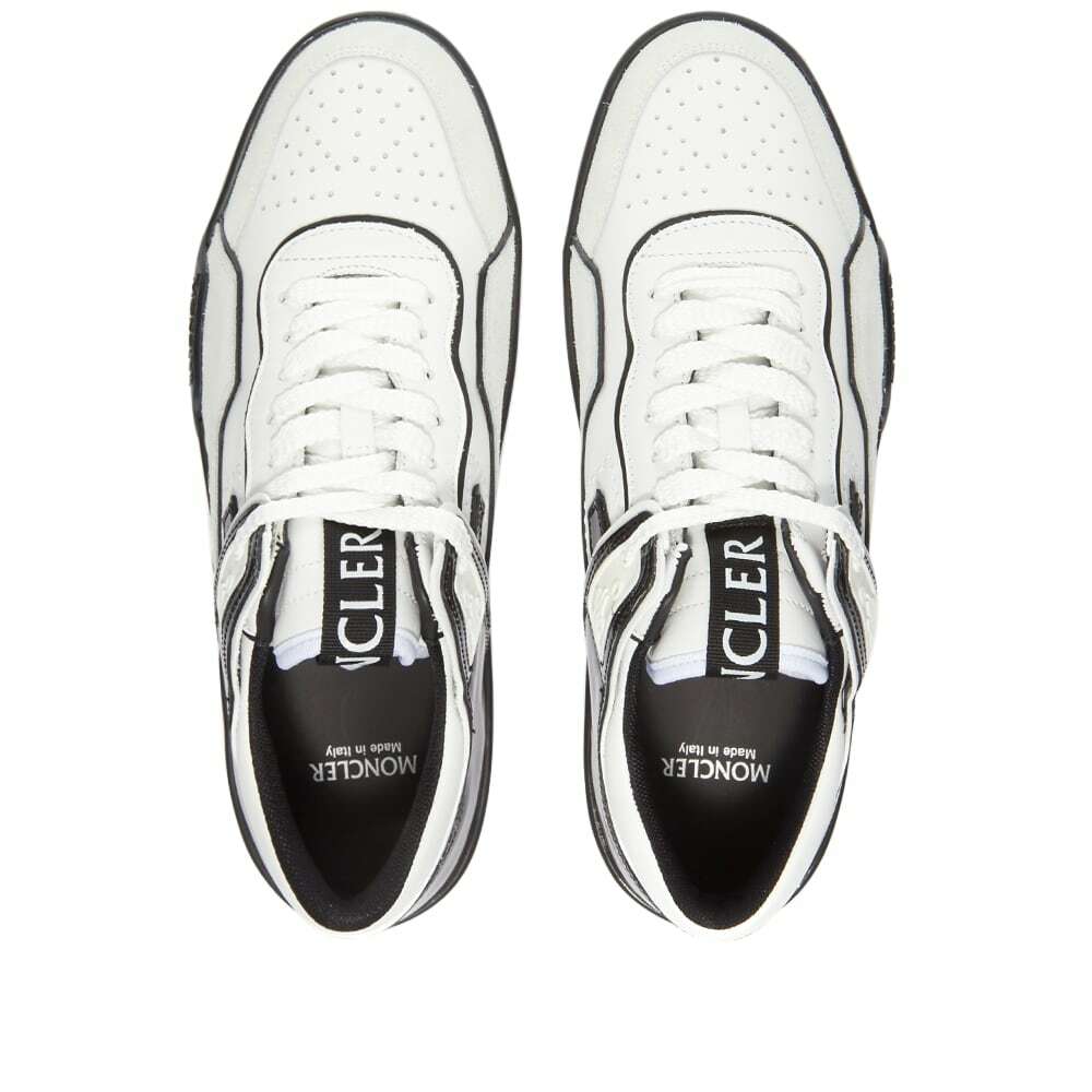 Moncler Men's Promyx Space Sneakers in White/Black Moncler
