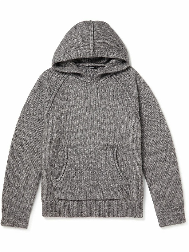 Photo: James Perse - Knitted Hoodie - Gray