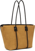 HEREU Tan Forna Suede Tote