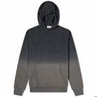 Taikan Men's Custom Dip-Dye Hoodie in Charcoal/Black
