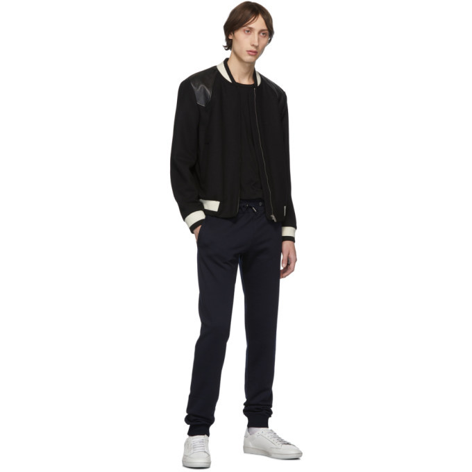 Eidos Navy Wool Sweat Lounge Pants