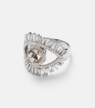 Suzanne Kalan One Of A Kind 18kt white gold ring with diamonds