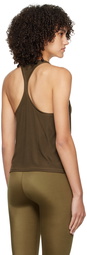 TOM FORD Brown Scoop Neck Tank Top