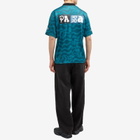 By Parra Men's Sports Flag Polo Shirt in Deep Sea Green