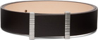 Paul Smith Brown Stripe Buckle Belt