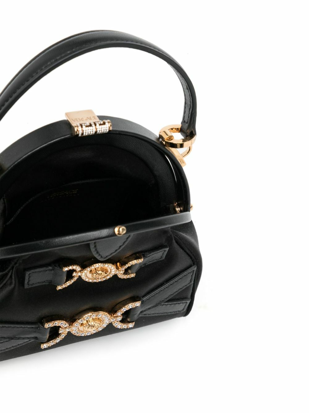 ショルダーバッグ・ポシェット Versace Crystal Medusa '95 Satin Handbag Versace Crystal Medusa '95 Mini satin tote bag Versace