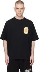 Marcelo Burlon County of Milan Black Macrame Patch T-Shirt