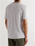 120% - Linen-Jersey T-Shirt - Gray