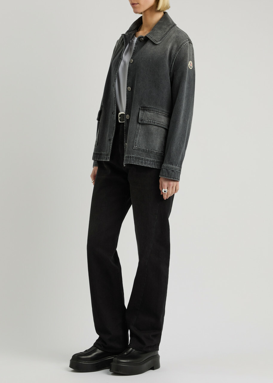 Moncler Faded Denim Jacket
