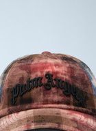 Palm Angels Curved Logo Check Cap