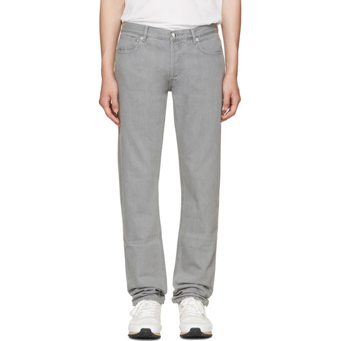 Photo: A.P.C. Grey Petit New Standard Jeans