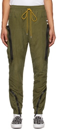 Rhude Khaki Cupro Yachting Cargo Pants