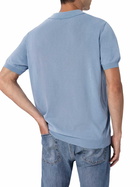 MC2 Saint Barth Light Blue Buttonless Knitted Polo Shirt Sloan