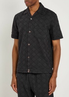 Smr Days Paraiso Embroidered Cotton Shirt Black