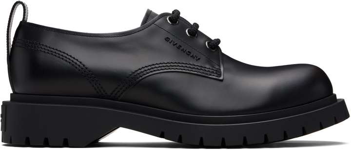 Photo: Givenchy Black Bullskin Derbys