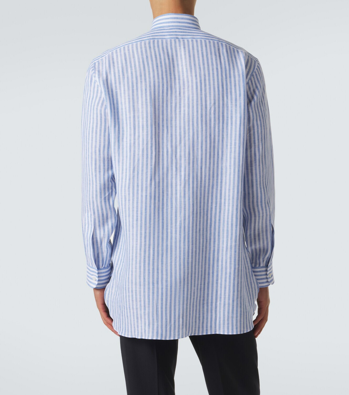 Charvet Striped linen shirt