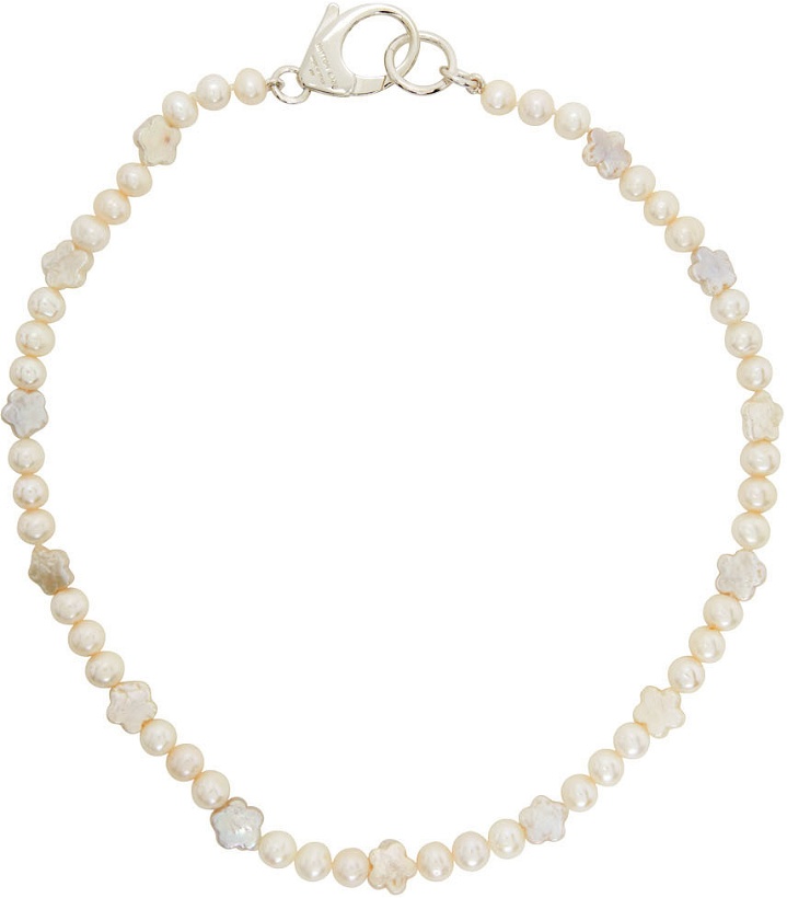 Photo: Hatton Labs White Pearl Flower Necklace