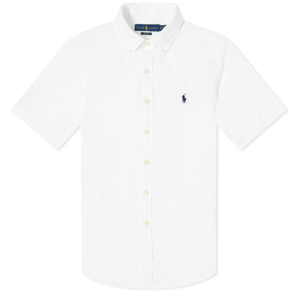 Polo Ralph Lauren Short Sleeve Slim Fit Seersucker Shirt Polo Ralph Lauren