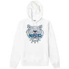Kenzo Men's Embroidered Tiger Popover Hoody in White