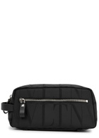 Valentino Vltn Nylon Washbag - Black - One Size