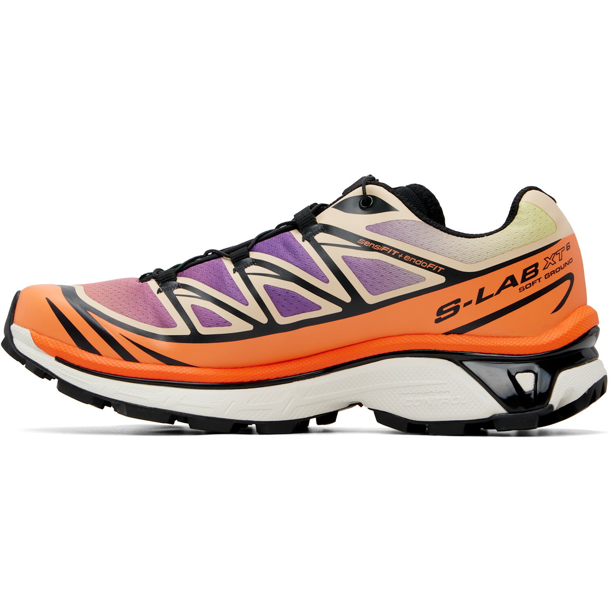Salomon Orange & Purple XT-6 Sneakers