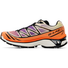 Salomon Orange & Purple XT-6 Sneakers