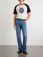 Versace - Logo-Print Cotton-Jersey T-Shirt - White