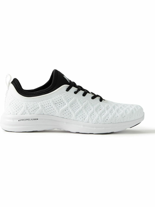 Photo: APL Athletic Propulsion Labs - Phantom TechLoom Running Sneakers - White