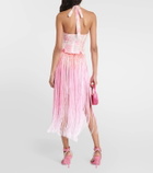 Roberta Einer Floral halterneck corset