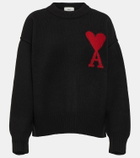 Ami Paris Ami de Cœur wool sweater