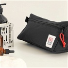Topo Designs Dopp Kit Wash Bag in Black 