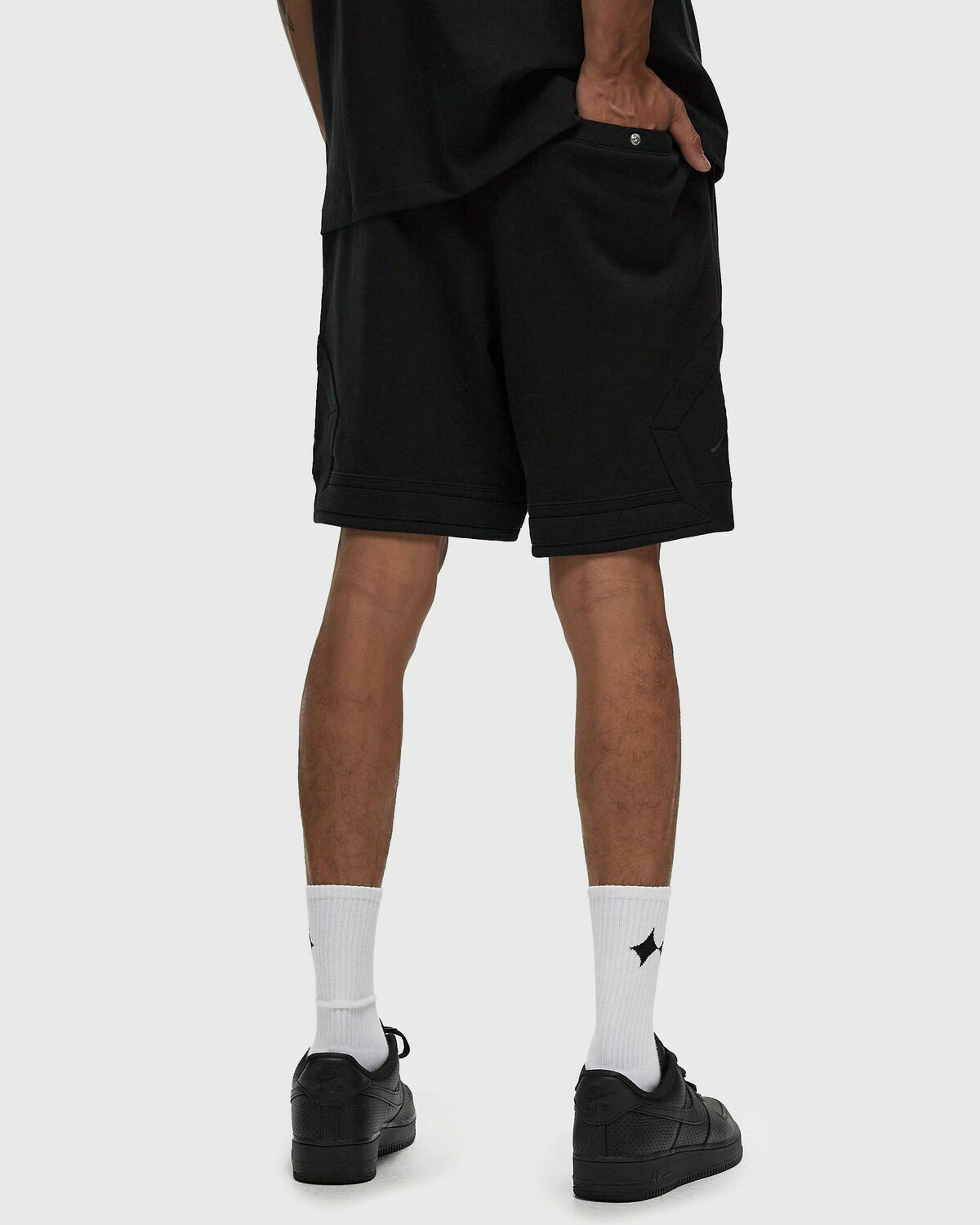 Jordan Flight Fleece Diamond Shorts Black Sport Team Shorts