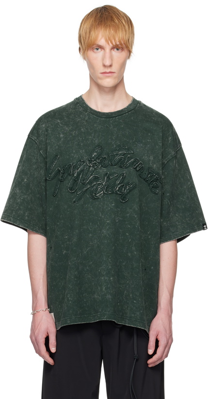 Photo: Song for the Mute Green adidas Originals Edition Washed T-shirt