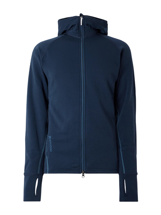Photo: Houdini - Jersey Hooded Ski Jacket - Blue