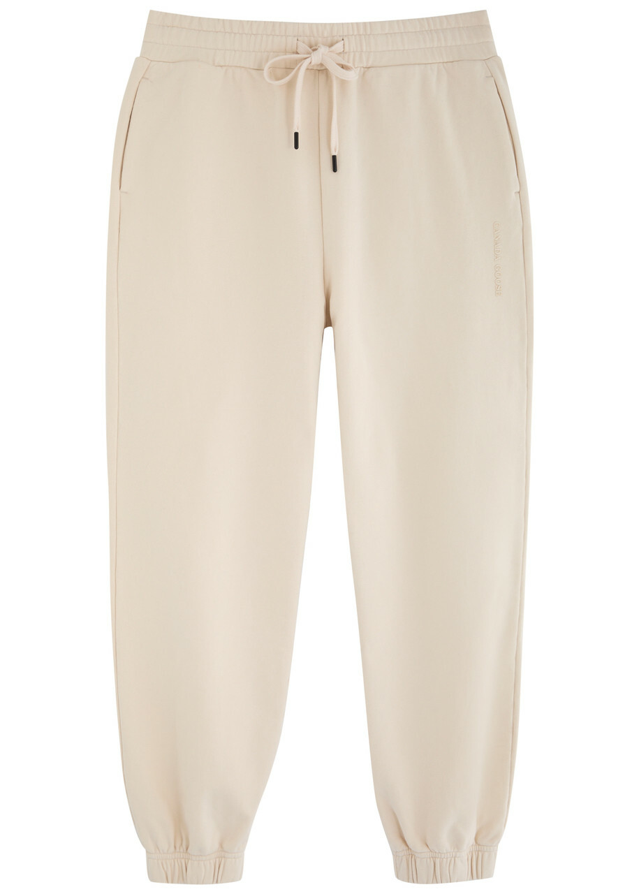 Canada Goose Muskoka Logo Cotton Sweatpants Cream