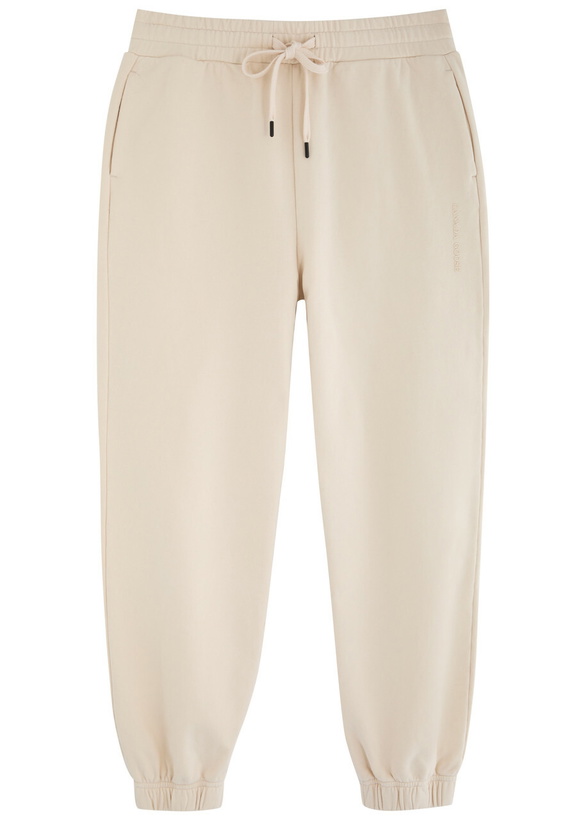 Photo: Canada Goose Muskoka Logo Cotton Sweatpants Cream