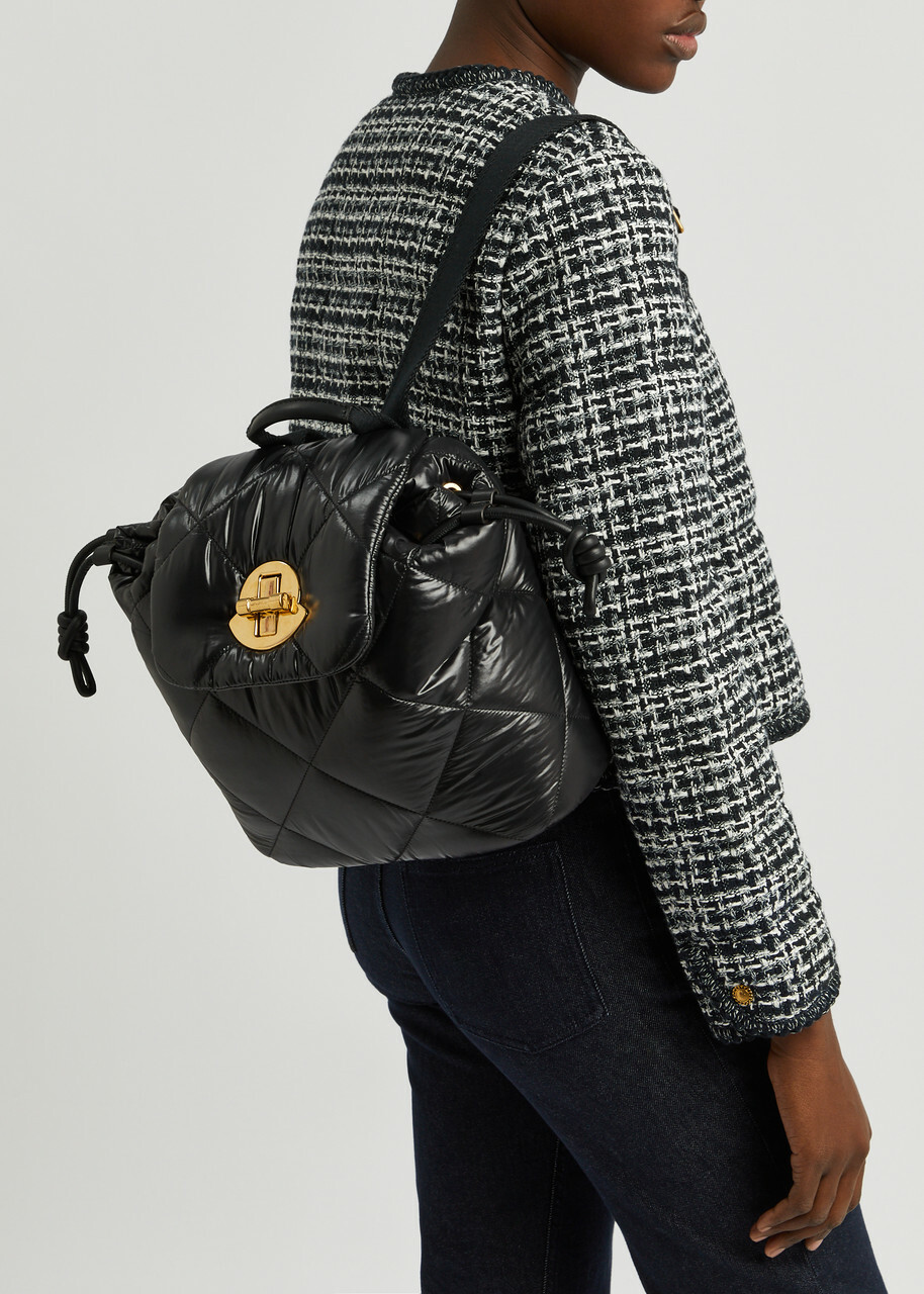 Moncler Quilted Shell Backpack - Black - One Size