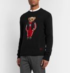 Polo Ralph Lauren - Bear-Intarsia Wool Sweater - Black