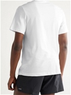 NIKE RUNNING - Trail Logo-Print Dri-FIT Cotton-Blend Jersey T-Shirt - White - M
