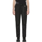 C2H4 Black Buckle Lounge Pants