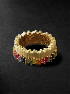 Suzanne Kalan - Yellow Gold Sapphire Ring - Gold