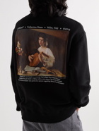 Off-White - Caravag Lute Printed Cotton-Jersey Sweatshirt - Black