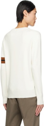 ZEGNA Off-White Striped Sweater