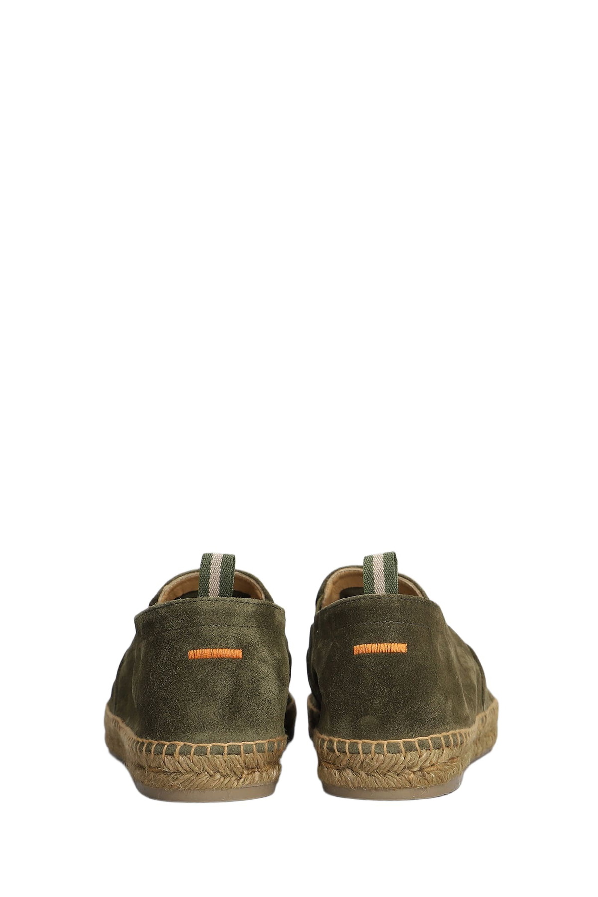 Castañer Joel T-186 Espadrilles In Green Suede