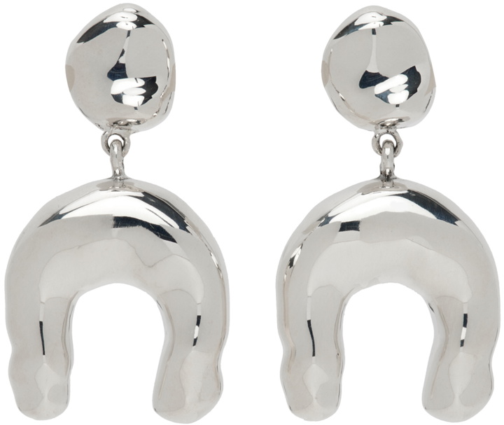 Photo: AGMES Silver Wishbone Earrings
