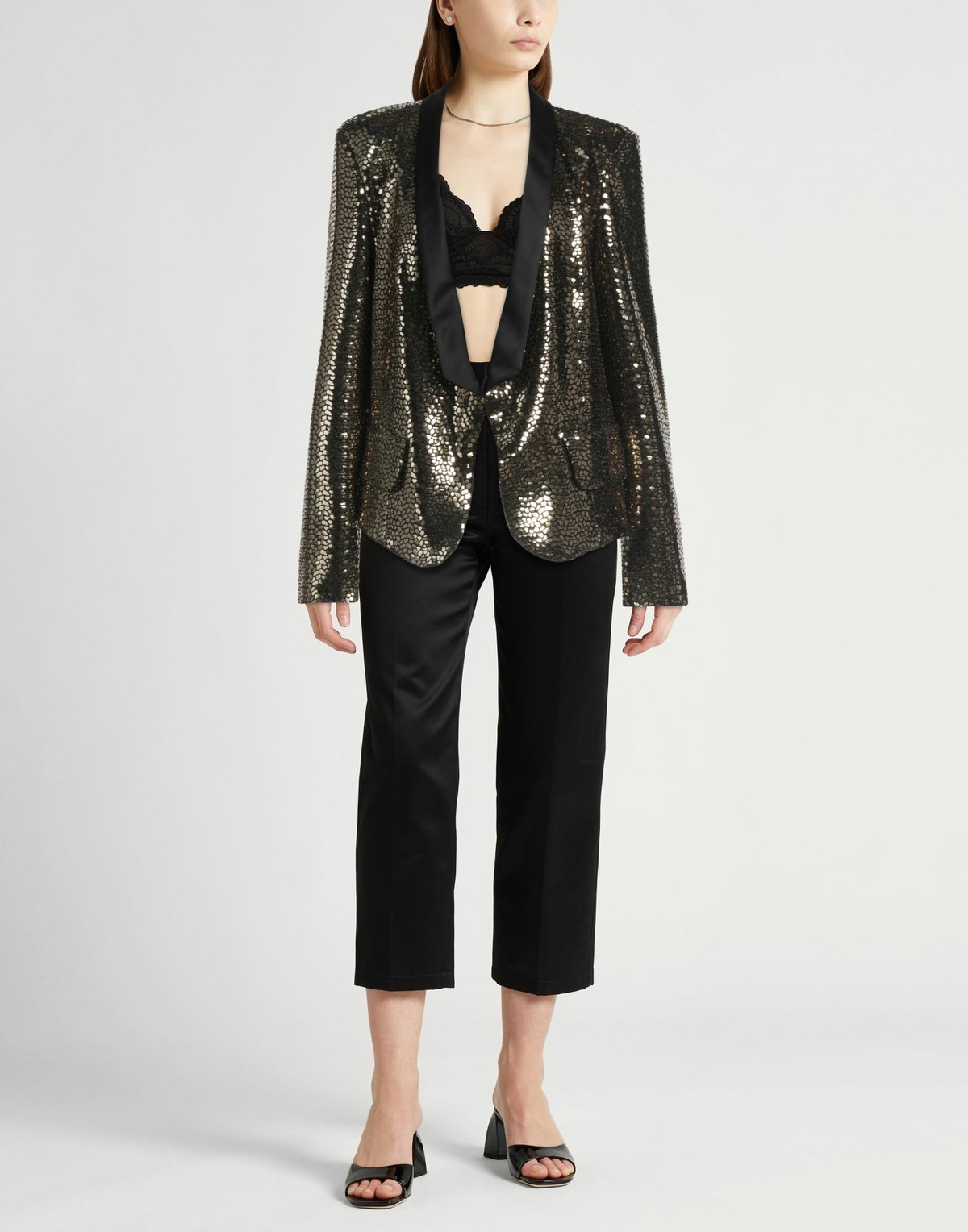 Forte_forte Womens Blazer in Gold